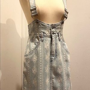 REVOLVE Somedays Lovin Print Denim Romper Overalls
